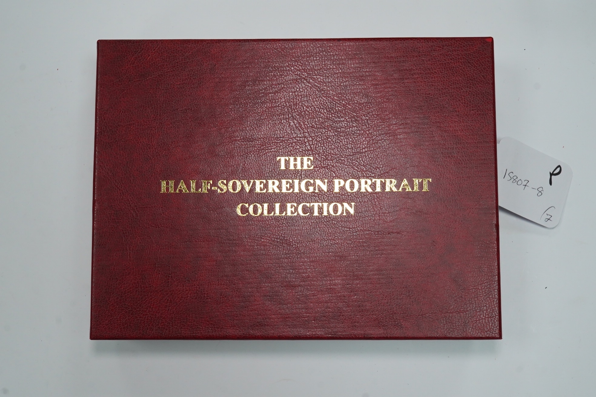 British gold coins, seven half sovereigns, Victoria to Elizabeth II, cased Royal Mint issue ‘The half sovereign portrait collection’ 86/537, comprising 1883 F, 1892 near VF, 1894 near VF, 1907 VF, 1911 VF, 1980 UNC, 2001